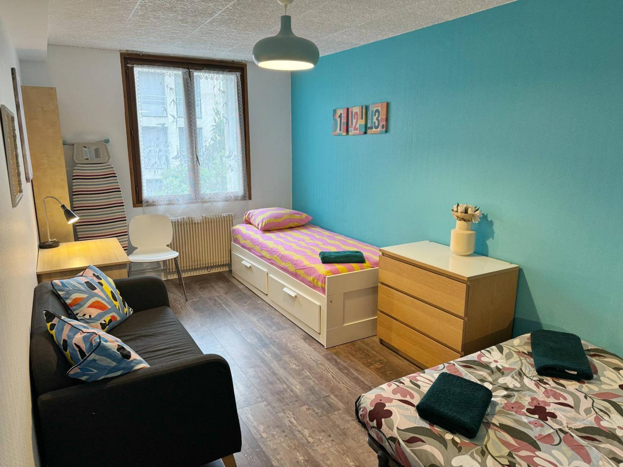 09 Chic & Cosy Grand Appart 4 Pieces 75M2 Hypercentre Wifi Smart Tv Netflix Saint-Etienne  Eksteriør bilde