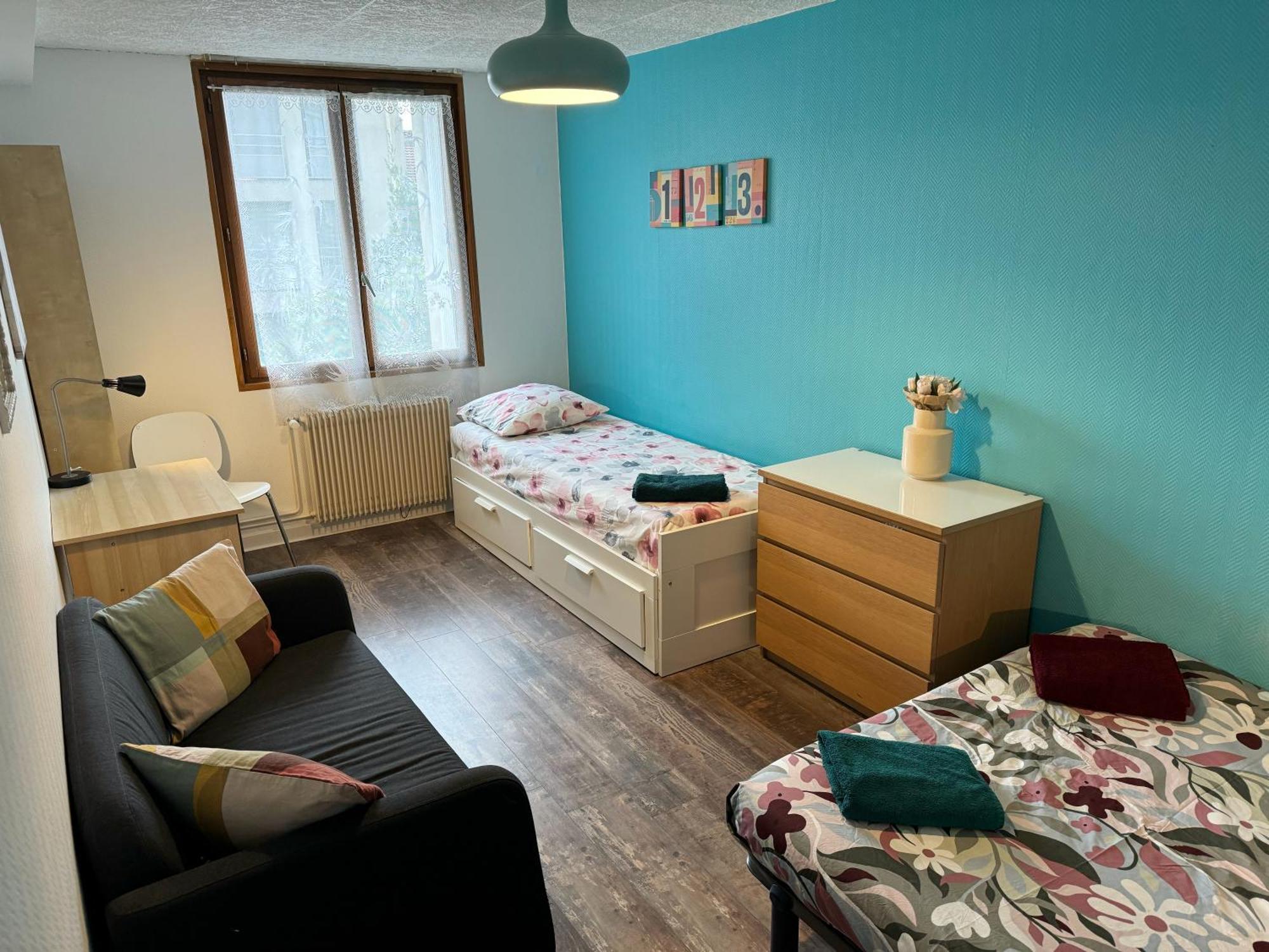 09 Chic & Cosy Grand Appart 4 Pieces 75M2 Hypercentre Wifi Smart Tv Netflix Saint-Etienne  Eksteriør bilde