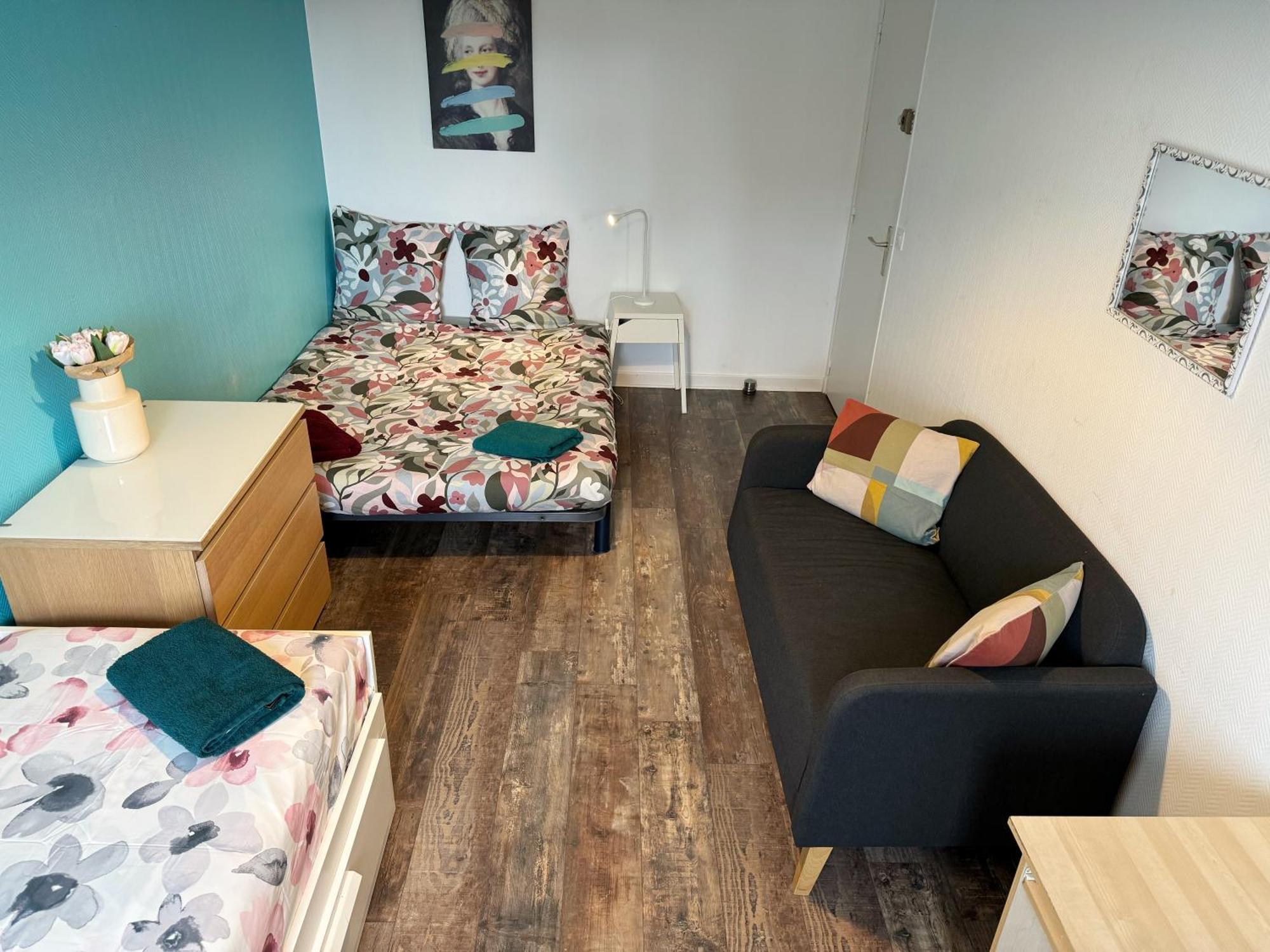 09 Chic & Cosy Grand Appart 4 Pieces 75M2 Hypercentre Wifi Smart Tv Netflix Saint-Etienne  Eksteriør bilde